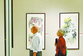 186幅翰墨丹青展现40年来厦门发展成就 侨界书画摄影展开幕